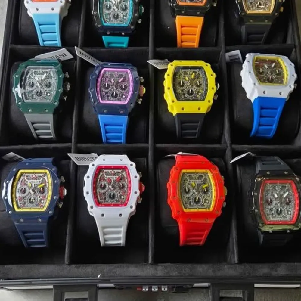 Invicta Racing Limited Edition Collector Set of Champions 12 Watch Set NEW